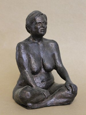 Seated Woman sculpture