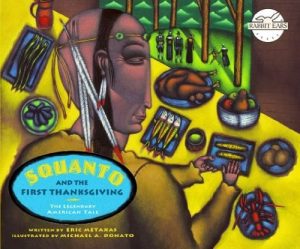 Squanto and the first Thanksgiving book cover
