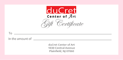 duCret gift certificates